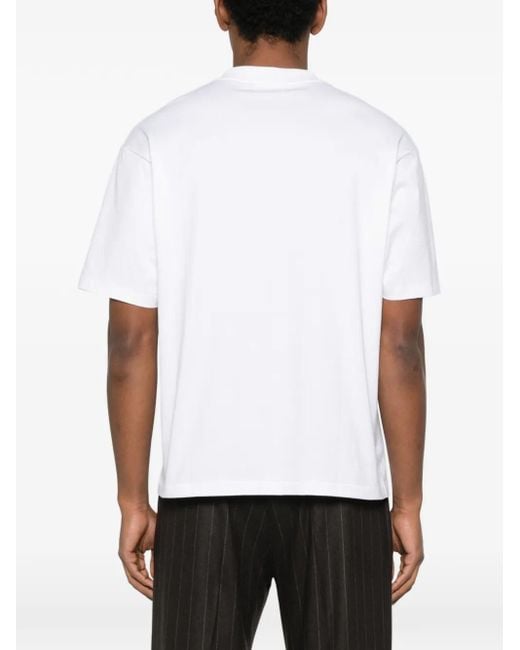 Kaptain Sunshine White Tube Short-Sleeve T-Shirt for men