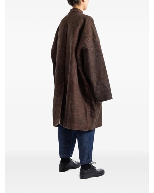 COTTLE Brown Button-Up Coat