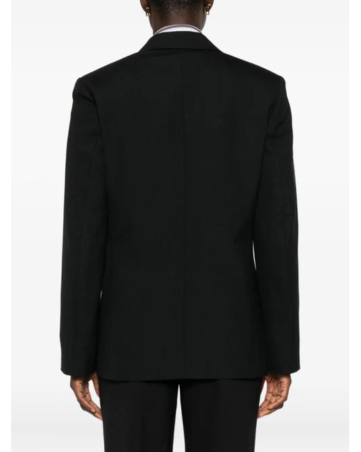 Alberta Ferretti Black Einreihiges Sakko