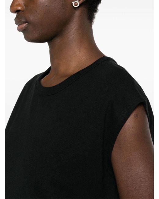 Lemaire Black Sleeveless Jersey T-shirt