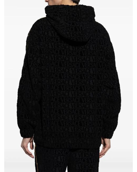 Versace Black I Baroque Hoodie
