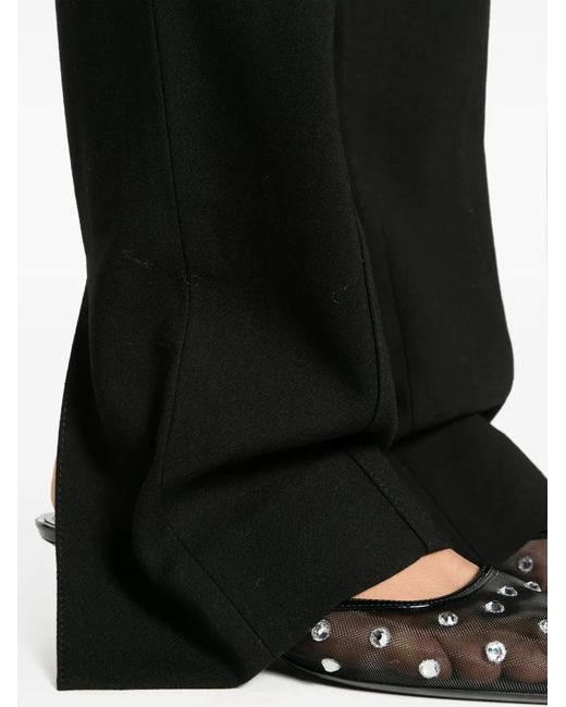 Totême Black Slim Suit Trousers