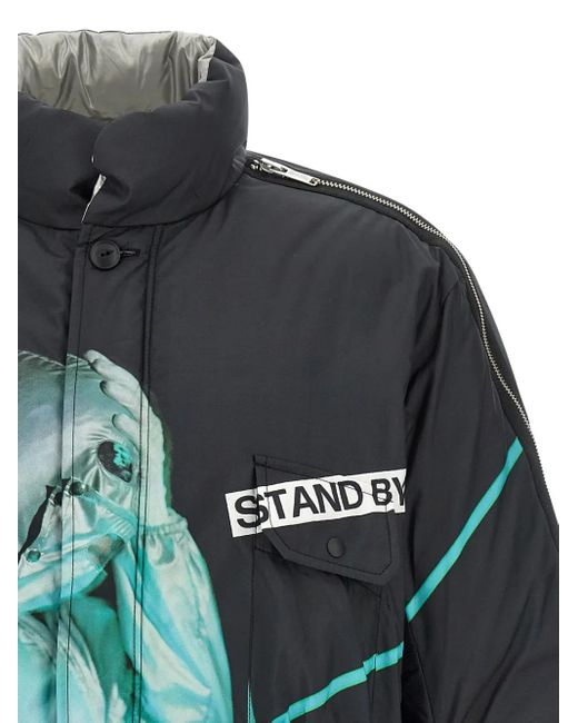 Undercover Black 'Uc2E4204' Down Jacket for men