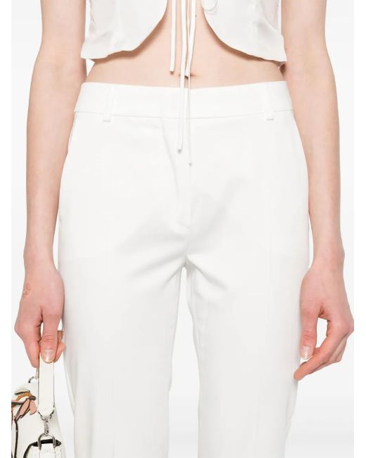 Max Mara White Cecco Trousers