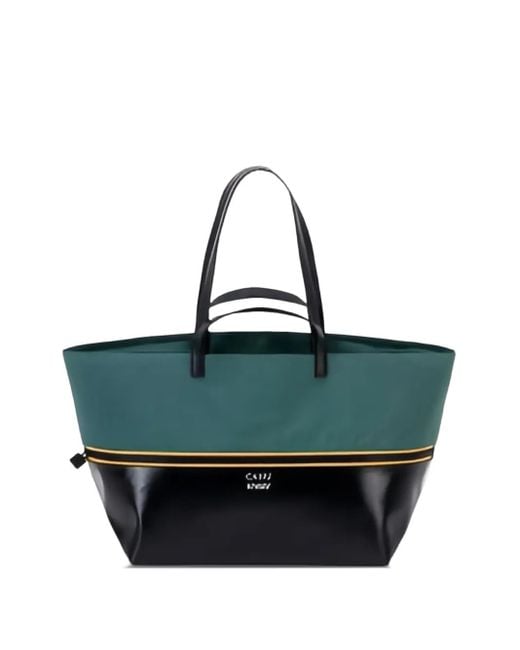 CAHU Blue X K-Way Pratique Tote Bag
