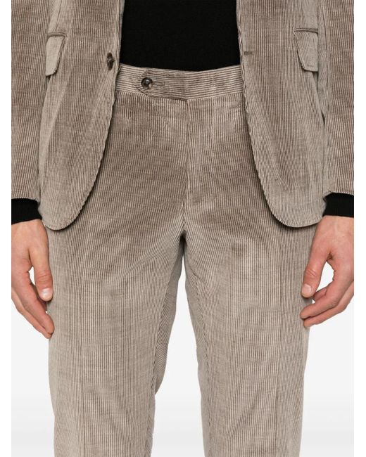 Costume En Velours Côtelé Canali pour homme en coloris Natural