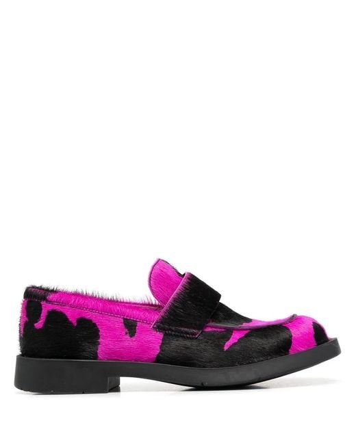 CAMPERLAB Purple 1978 Graphic-Print Loafers