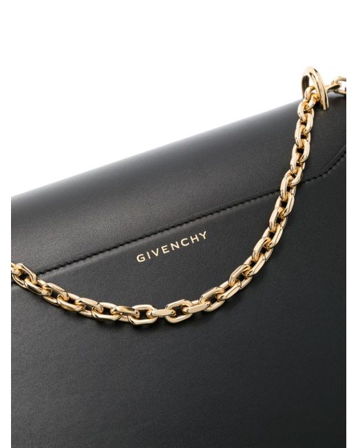 Givenchy Black Medium 4g Leather Shoulder Bag