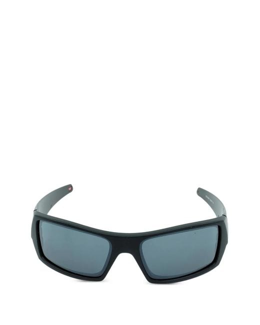 Oakley Gray Gascan Rectangle-Frame Sunglasses for men