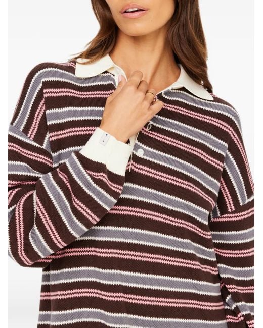 The Upside Red Wonder Striped Sweater