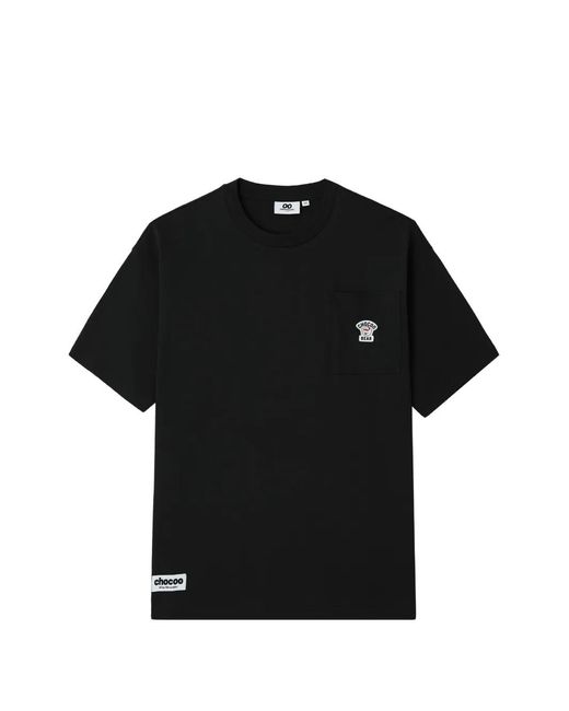 Chocoolate Black Bear-Patch T-Shirt for men