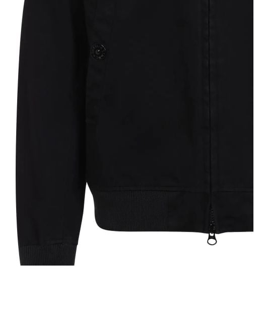 Stone Island Black 4100012 Bomber Jacket for men