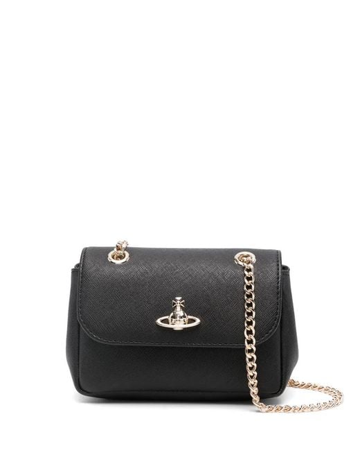 Vivienne Westwood Black Small Purse Chain Shoulder Bag