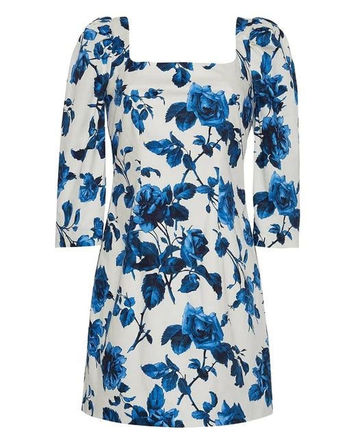 cara cara blue and white dress Octavia Dress in Cotton