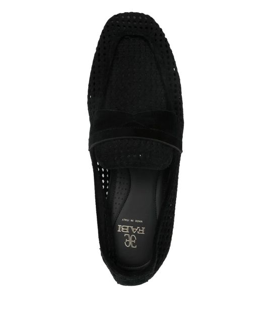 Fabi Black Riviera Loafers for men