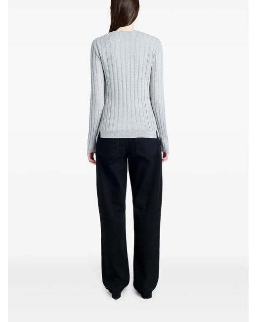 Proenza Schouler Blue Hattie Cardigan