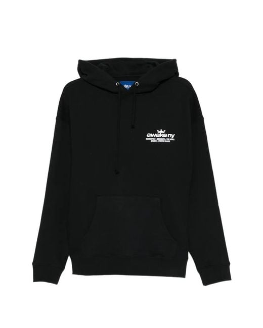 AWAKE NY Black Good Everywhere Logo Hoodie for men