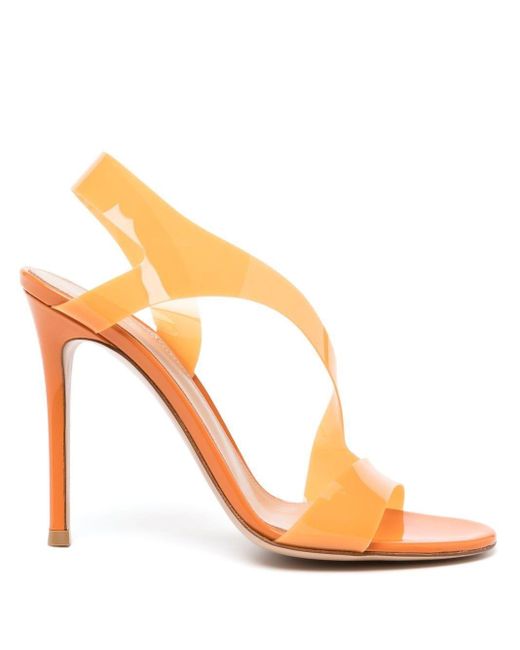 gianvito rossi orange heels