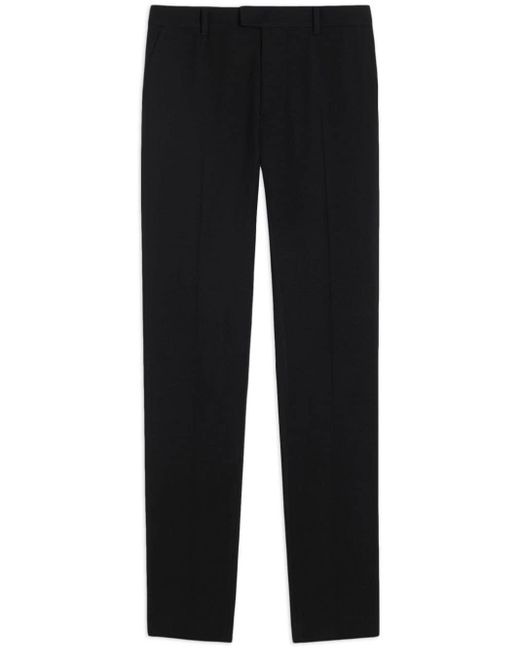 AMI Black Tailored Slim-fit Trousers for men