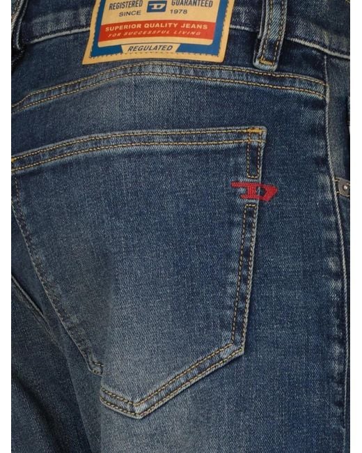 DIESEL D-Strukt Slim-Fit-Jeans im Five-Pocket-Design in Blue für Herren