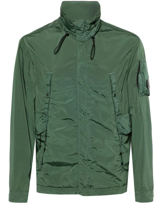 C P Company Lens-detail hooded jacket in Green für Herren