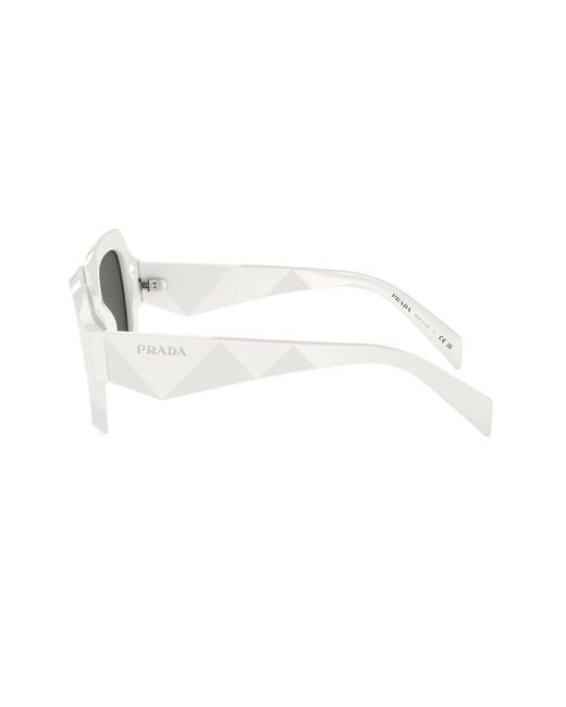 Prada Gray Oversize-Frame Sunglasses