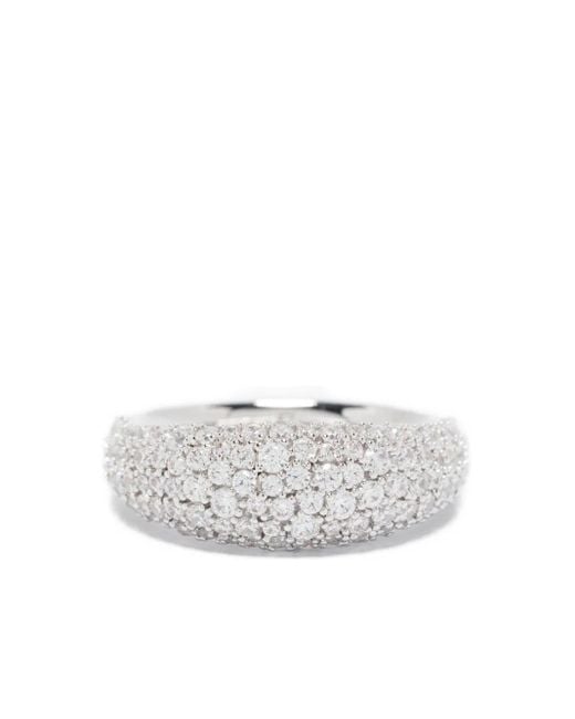 Swarovski White Sublima Crystal-Embellished Ring