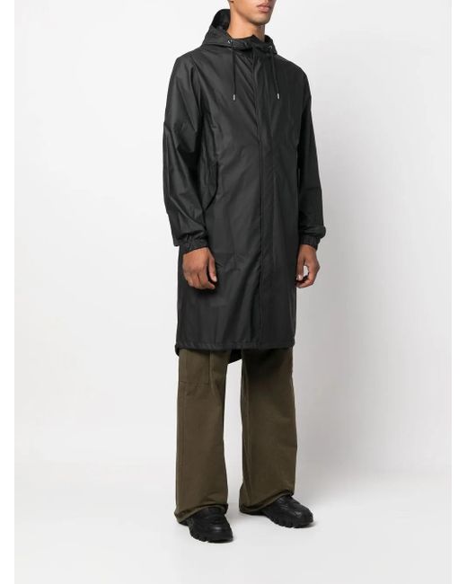 Rains Black Coats And Coats