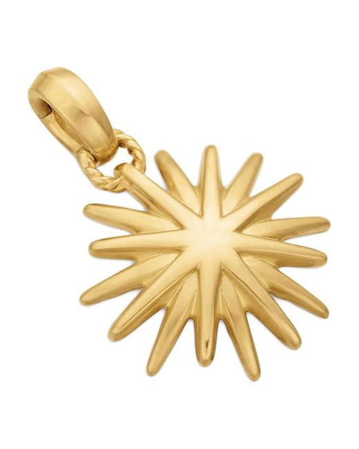 David Yurman Metallic 18Kt Starburst Charm (21.5Mm)
