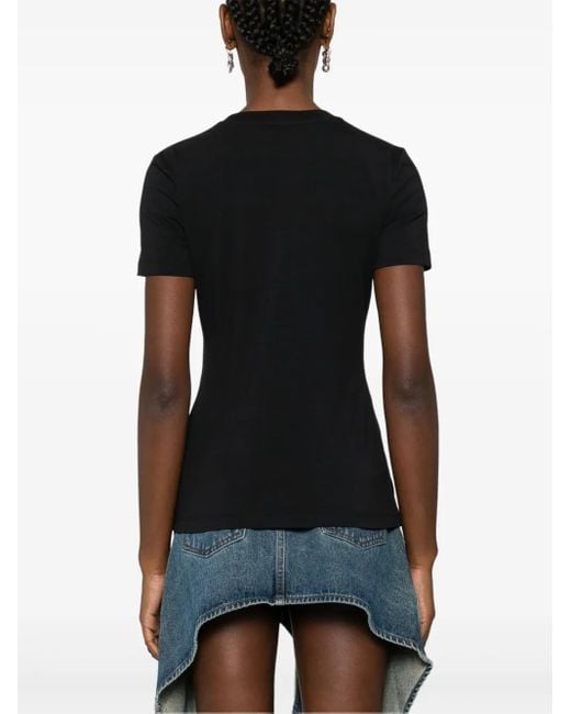 Just Cavalli Black T-Shirts And Polos
