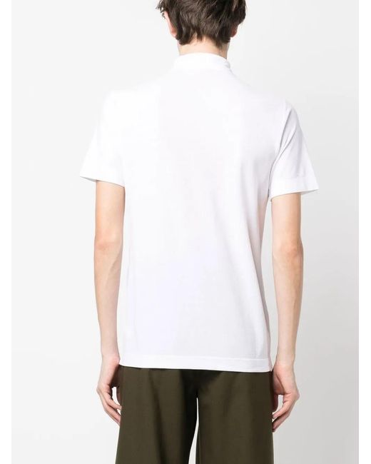 Zanone Poloshirt in het White voor heren