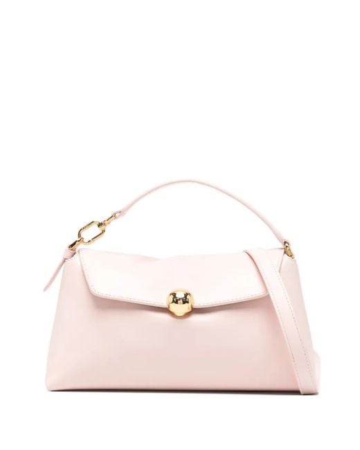 Furla Pink Mini Sfera Leather Tote Bag