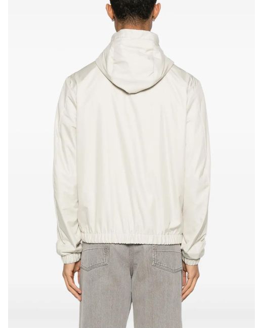 Giacca Domene Con Cappuccio di Moncler in White da Uomo