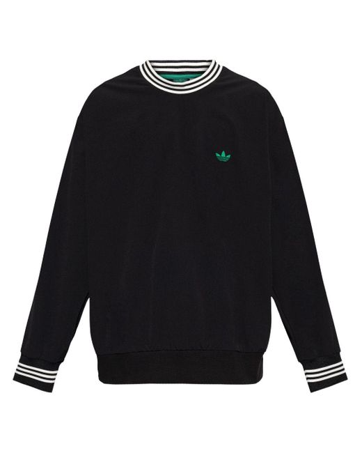 Adidas Blue Performance X Rolling Links Sweatshirt for men