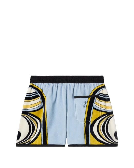 LaDoubleJ Blue Pull-Up Placée Shorts