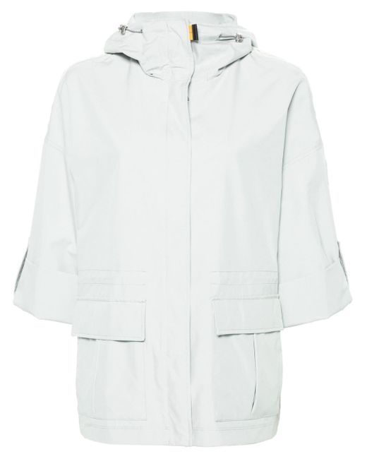 Parajumpers White Hailee Hooded Jacket