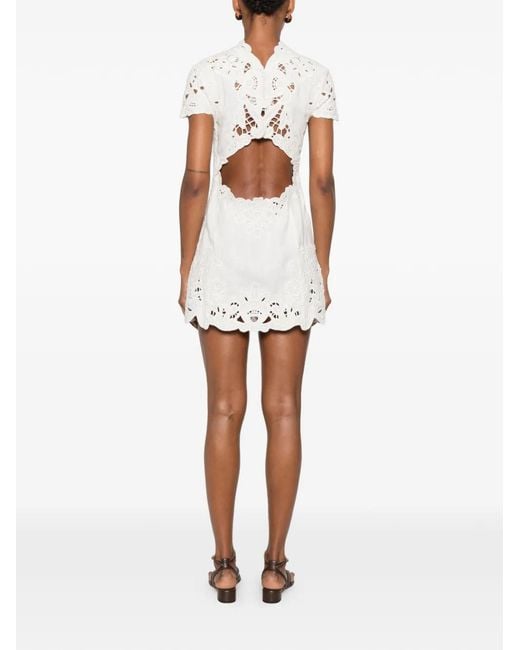 Cult Gaia White Zafira Mini Dress