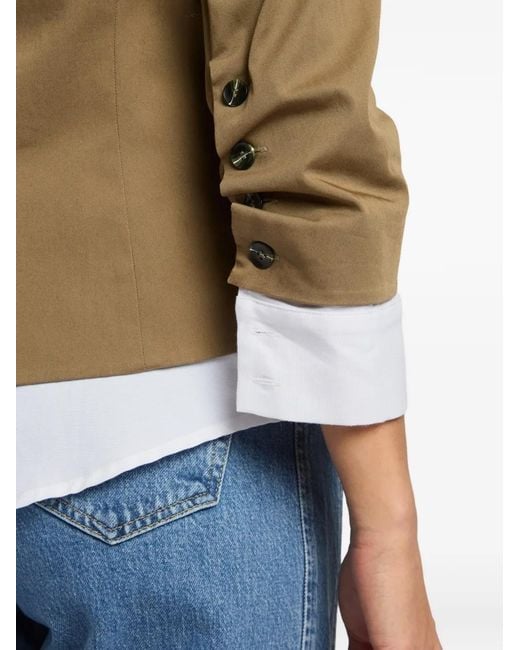 Cinq À Sept Natural Peri Button Jacket