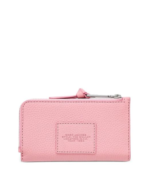 Marc Jacobs Pink Leather Zip Wallet