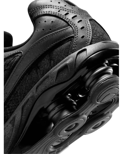 Nike Black Shox Ride 2 Premium Lace-Up Sneakers for men