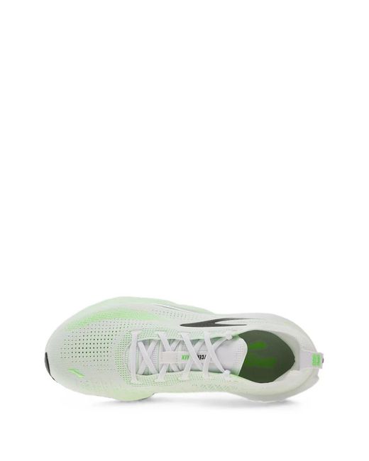 Brooks White Glycerin Flex Sneakers for men