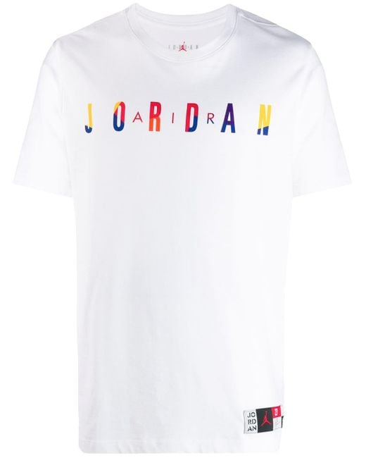 Camiseta Jordan DNA Nike de hombre de color Blanco