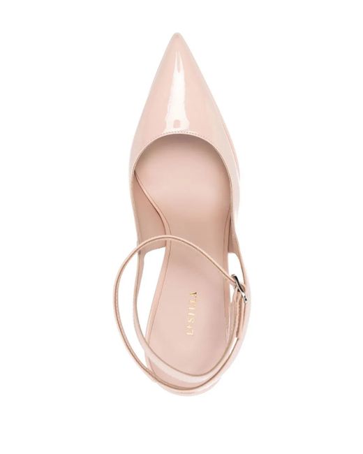 Le Silla Pink Uma 130Mm Patent-Leather Platform Pumps