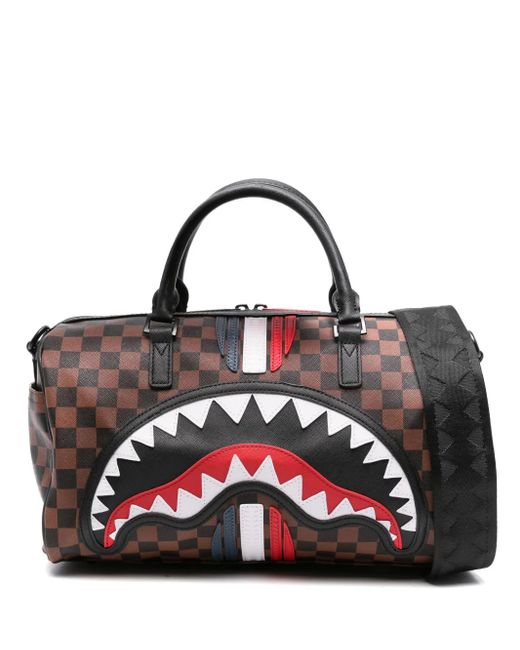 Sprayground Geruite Shopper in het Black