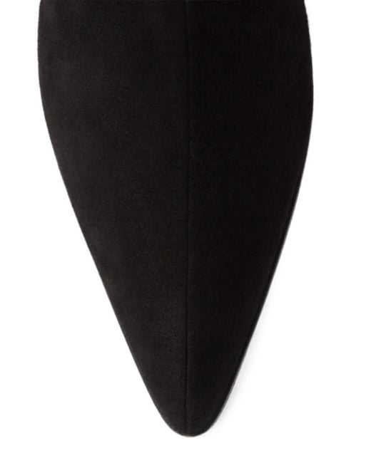 Bottines En Daim Stretch Prada en coloris Black