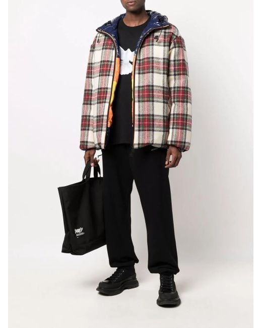 K-Way Blue Virgin Wool Down-Filled Jacket for men