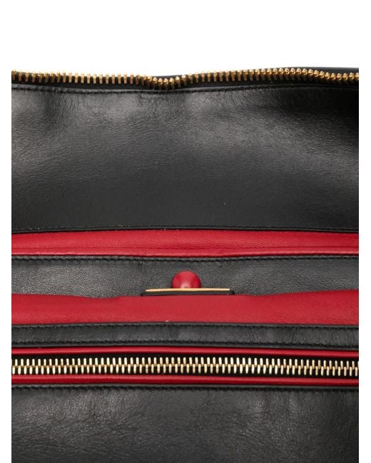Miu Miu Black Fringe Leather Shoulder Bag