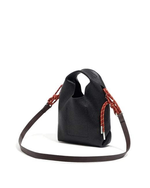 Bimba Y Lola Black Paper Tote Bag
