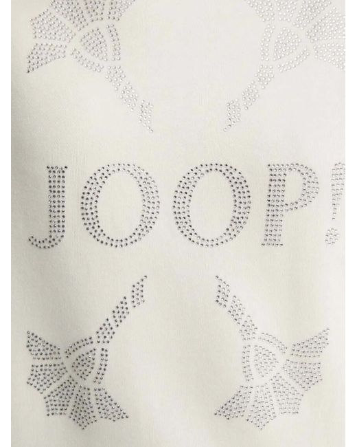 Joop! Natural Crystal-Embellished Hooded Dress