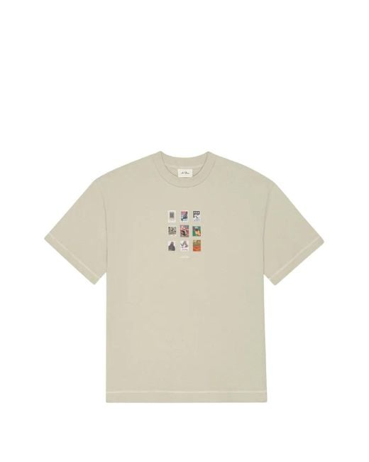 Les Deux Natural Graphic-Print T-Shirt for men